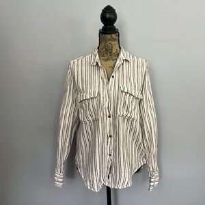 Rails Linen Stripe Top